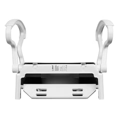 Toilet Seat Raiser With Armrests, Adjustable Height