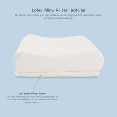 Therapeutic Pillow Latex Pillow Raiser 2cm Layer