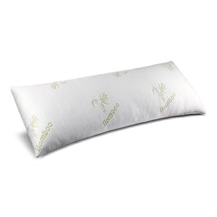Long Body Pillow, Memory Foam & Bamboo Cover