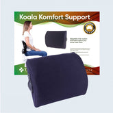 Therapeutic Pillow Koala Komfort Back Support - Adjustable Lumbar Back Support Chair Cushion