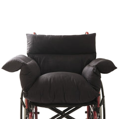Padded Wheelchair Cushion with Back and Arm Padding