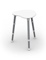 Redgum Space Saver Corner Shower Stool