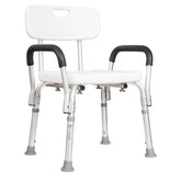 Shower Chair, Aluminium Rust Free, Adjustable Height