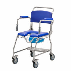 Cobalt Health Stainless Steel Shower Commode