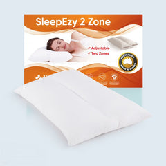 Therapeutic Pillow Sleepezy 2 Zone Pillow Adjustable Pillow
