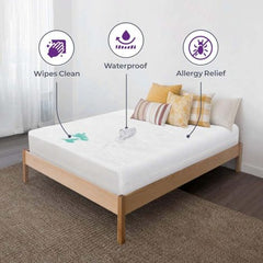 Vinyl Mattress Protector Cover, Zippered