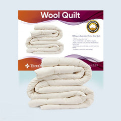 Therapeutic Pillow Thera-Med 100 Percent Pure Australian Wool Quilt