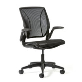 Humanscale World One Chair - Adjustable Arms Cascade Mesh Black