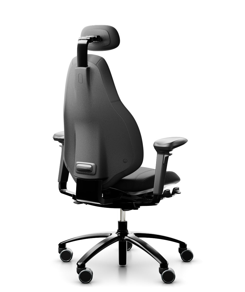 RH Mereo 220 Office  Chair Black Frame With Headrest