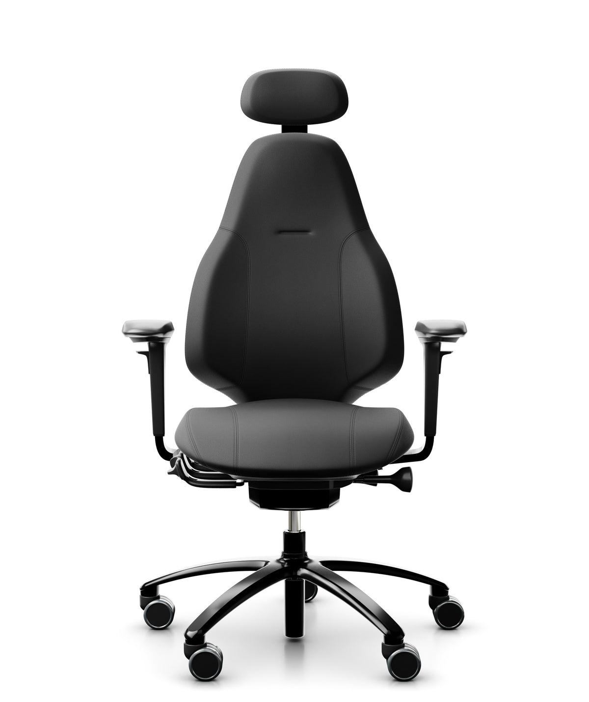 RH Mereo 220 Office  Chair Black Frame With Headrest