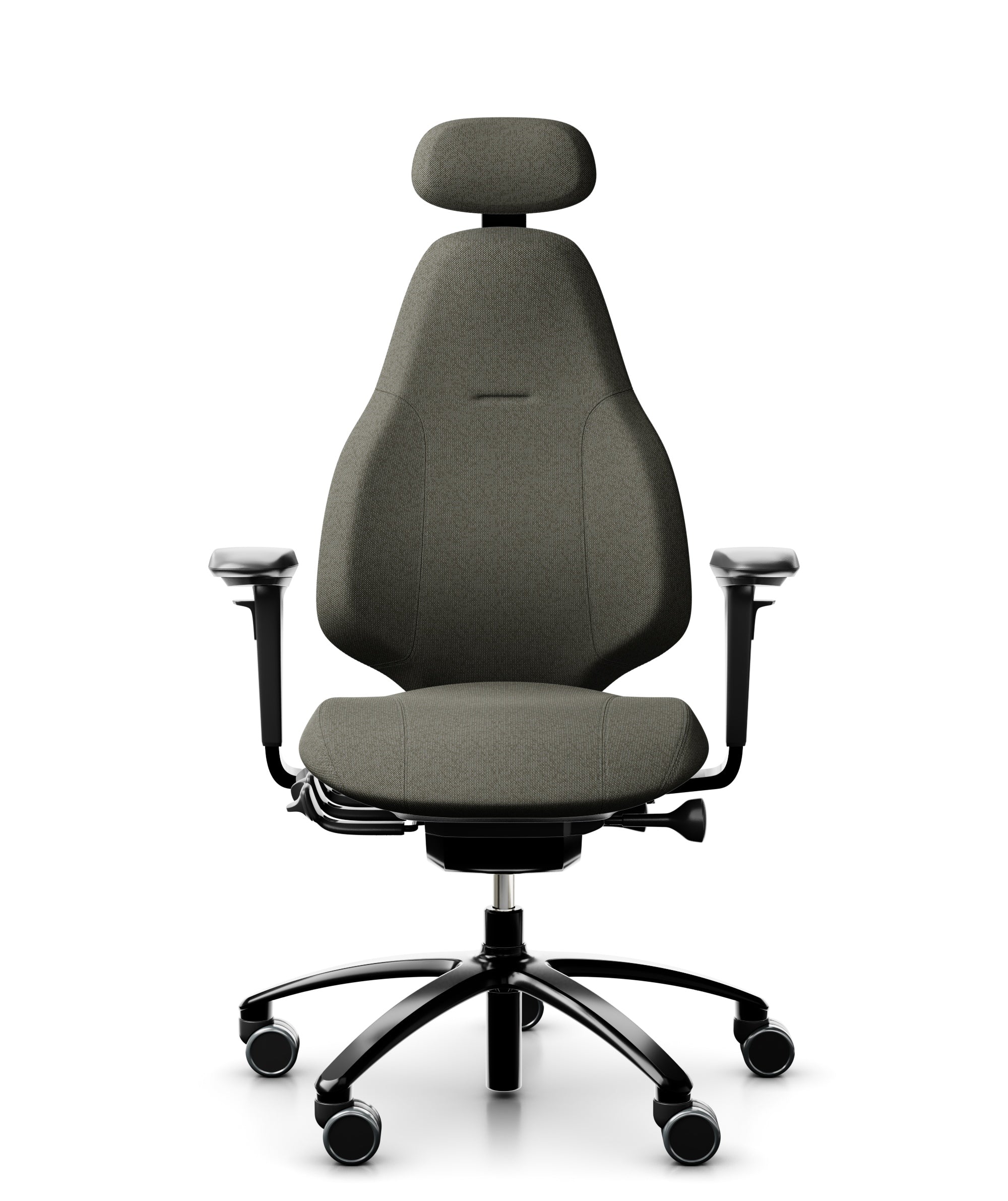 RH Mereo 220 Office  Chair Black Frame With Headrest