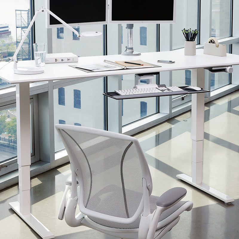 Humanscale Float Table Base Only Large 800 MC - White