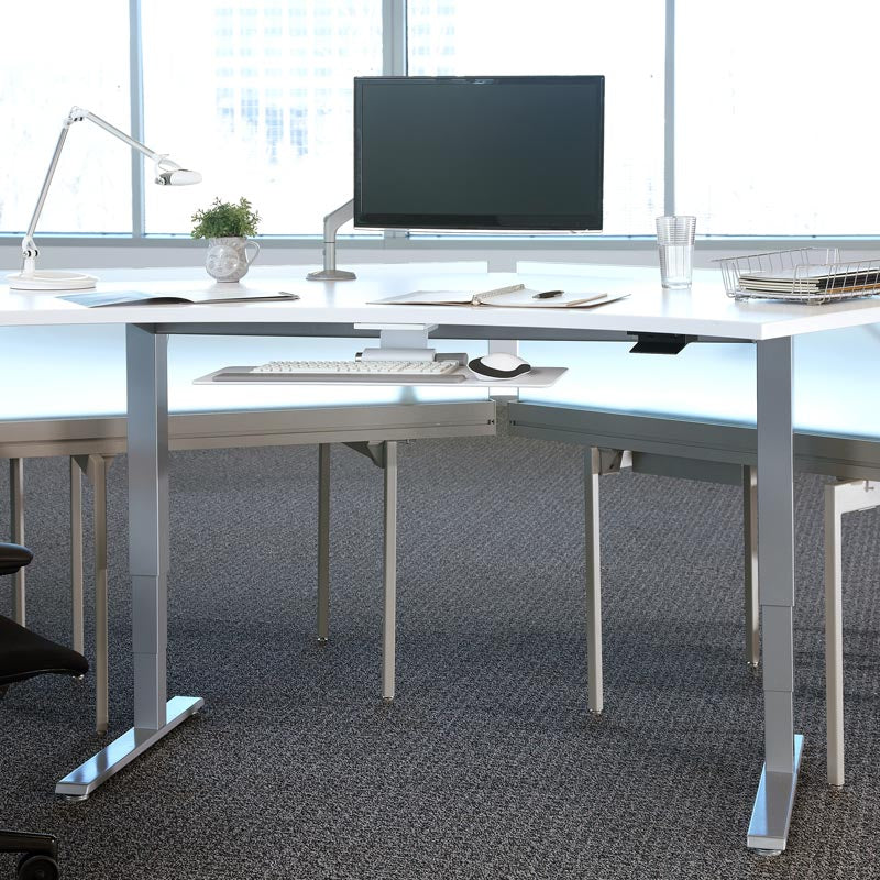 Humanscale Float Table Base Only Large 800 MC - White