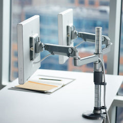 Humanscale MFlex Dual M2.1 Straight/Dynamic Clamp 12