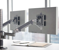 Humanscale MFlex Dual M2.1 Straight/Dynamic Clamp 12