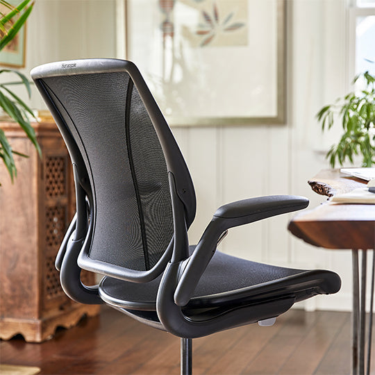 Humanscale World One Chair - Adjustable Arms Cascade Mesh Black