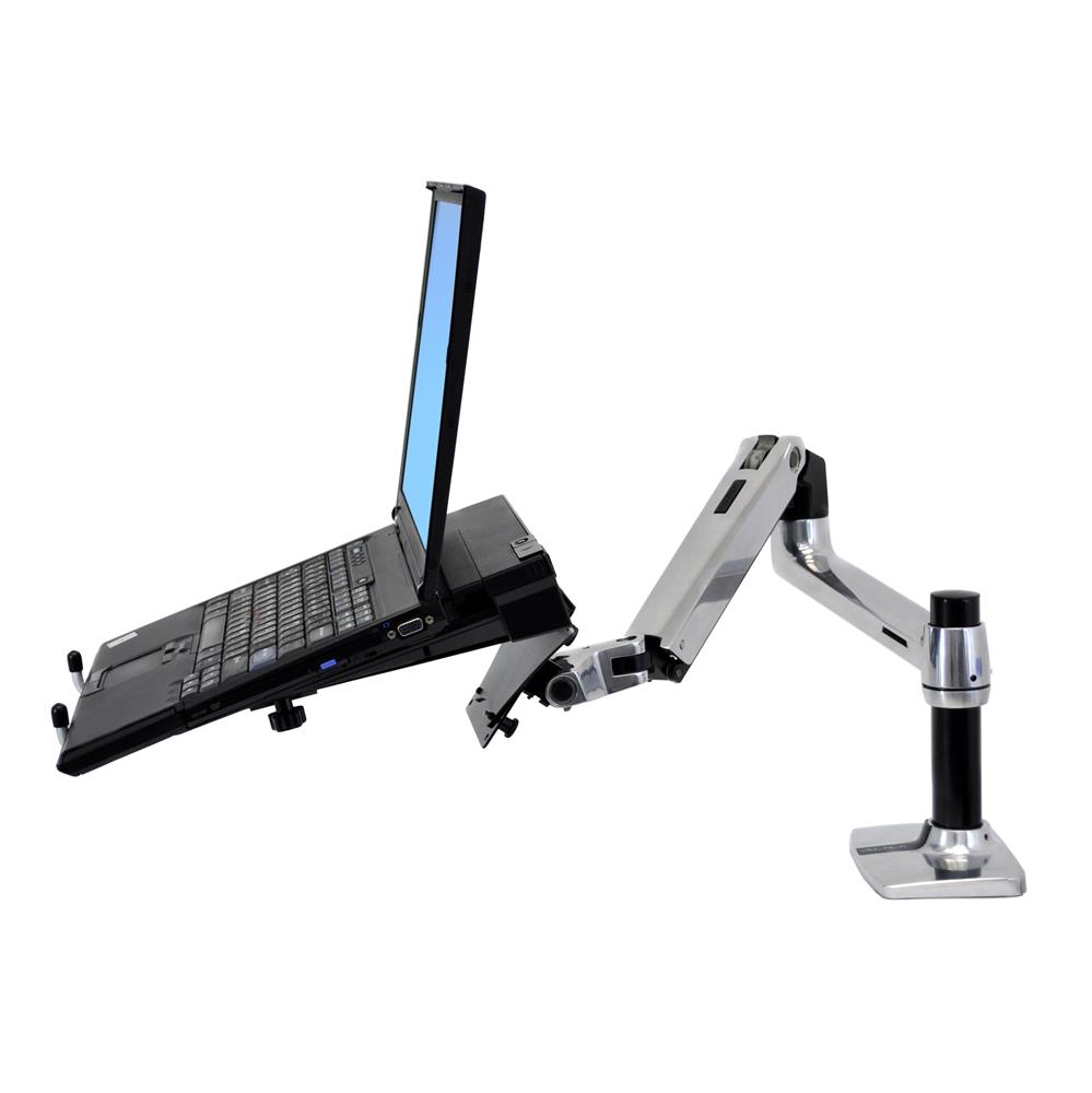 Ergotron LX Desk Mount LCD Arm  - Polished Aluminium