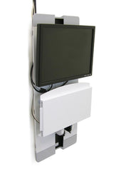 Ergotron StyleView® Vertical Lift, High Traffic Area - White
