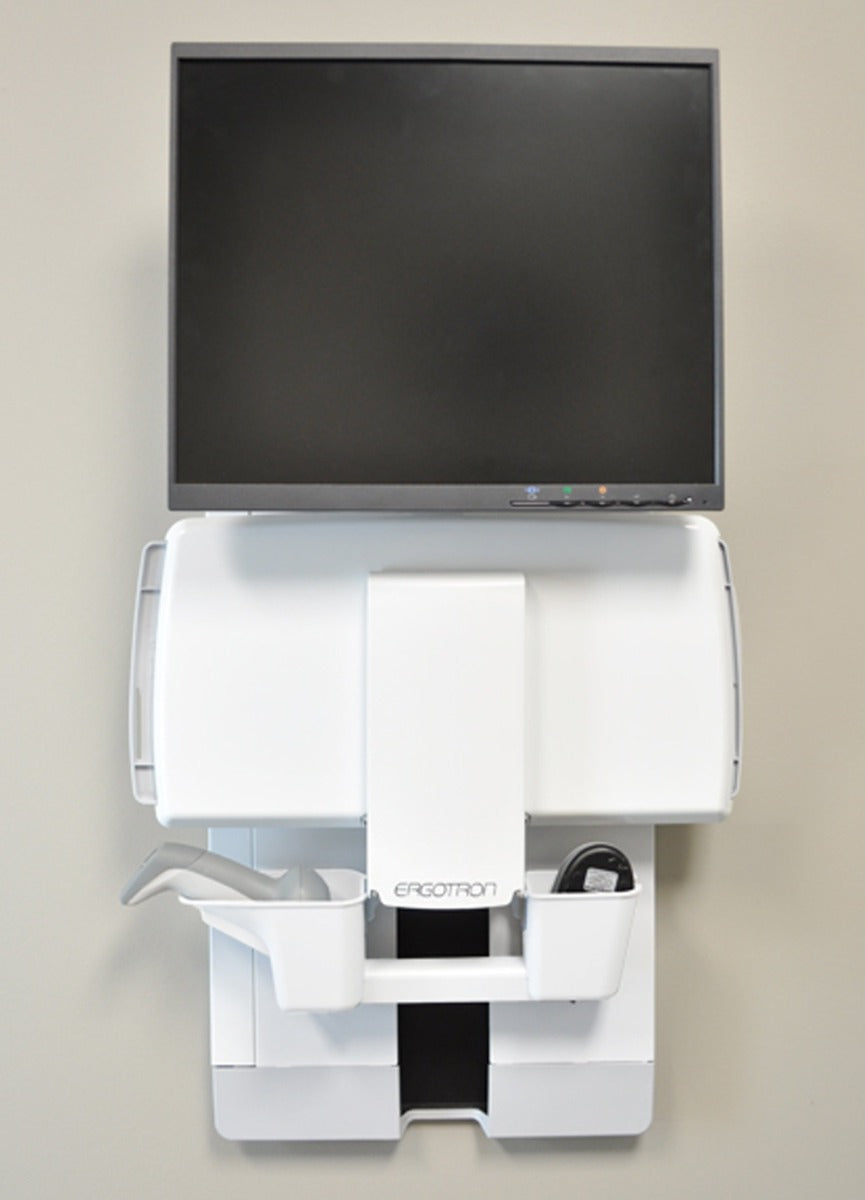 Ergotron StyleView® Vertical Lift, High Traffic Area - White