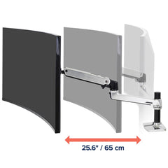 Ergotron LX Desk Mount LCD Arm  - Polished Aluminium