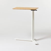 Humanscale Float Mini Table W/ Bamboo Top White