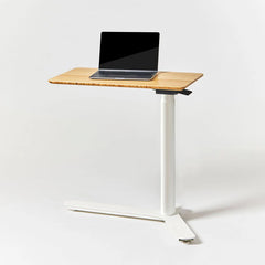 Humanscale Float Mini Table W/ Bamboo Top White