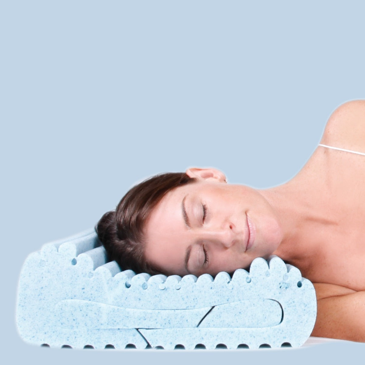 Therapeutic Pillow Complete Sleeprrr Gel Infused Adjustable Memory Foam Pillow - Extra Soft Version
