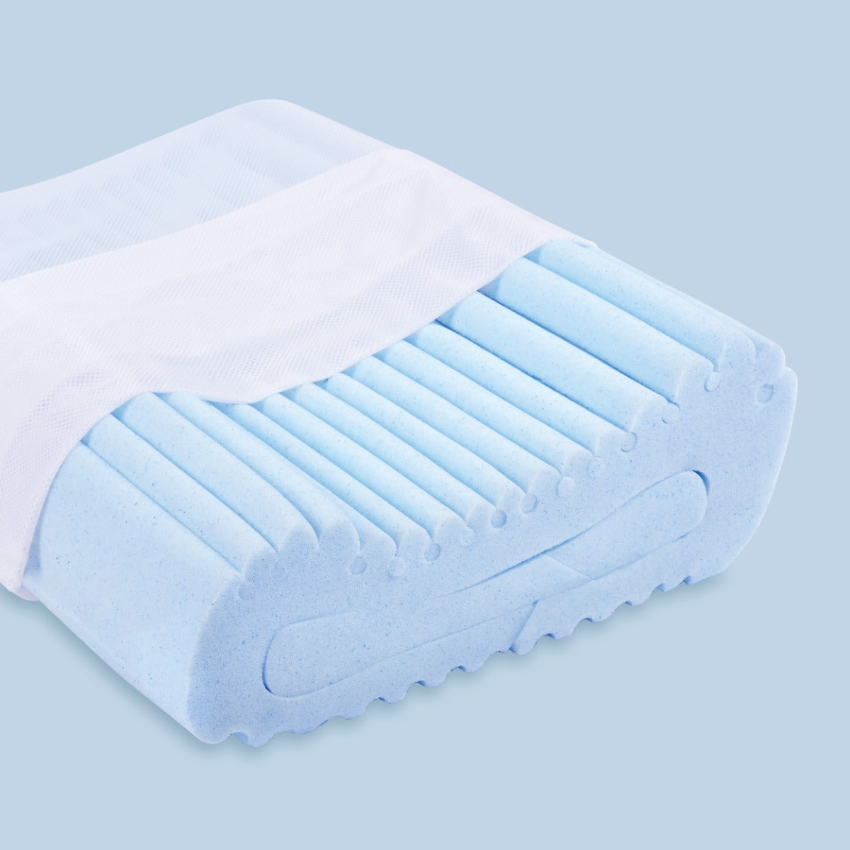 Therapeutic Pillow Complete Sleeprrr Gel Infused Adjustable Memory Foam Pillow - Extra Soft Version