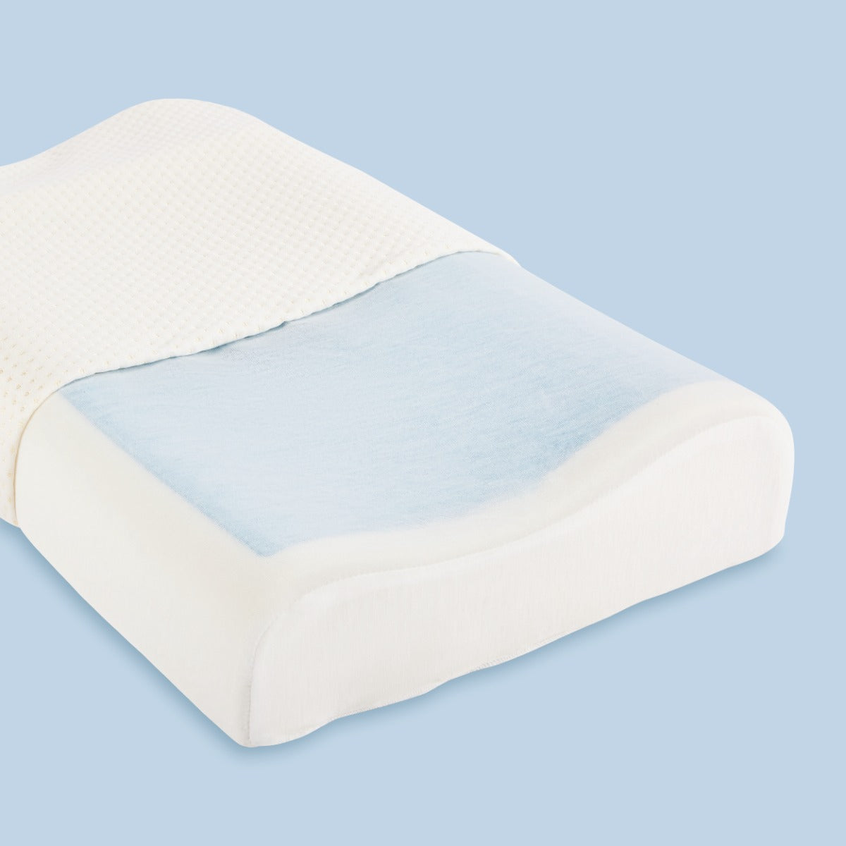 Therapeutic Pillow MemoGel Contour Pillow - Cooling Gel Memory Foam Pillow