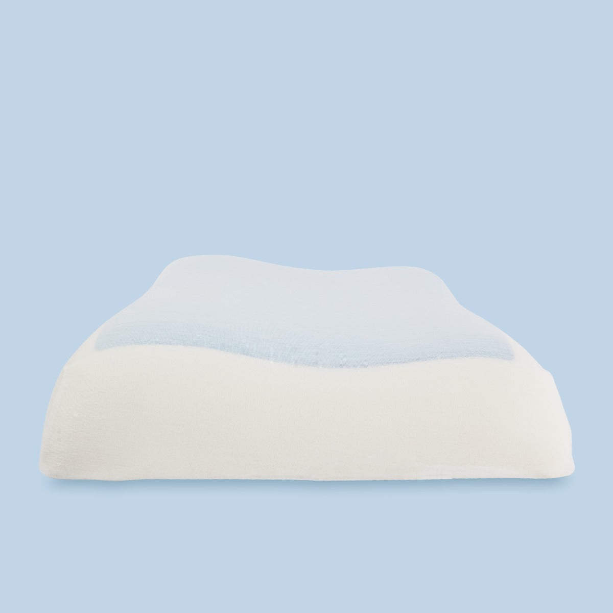 Therapeutic Pillow MemoGel Curve Pillow - Contour Comfort and Support with Cool Gel Feel