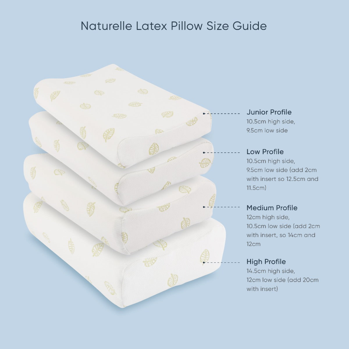 Therapeutic Pillow Naturelle Latex Childrens Pillow - 8 Years & Older
