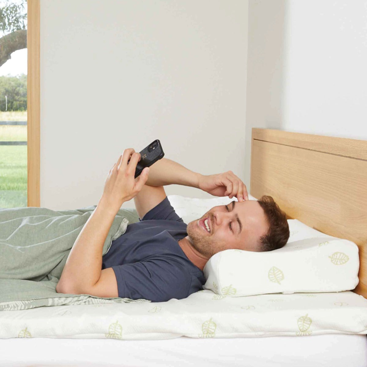 Therapeutic Pillow Naturelle Latex Pillow - Contoured, Adjustable