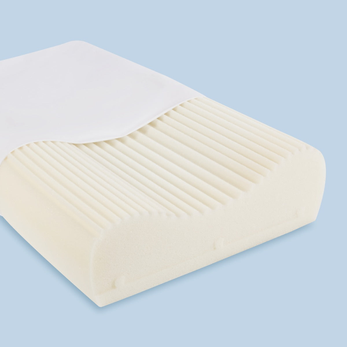 Therapeutic Pillow Wellness Pillow - Comfort of Memory Foam, Support of Traditional Foam
