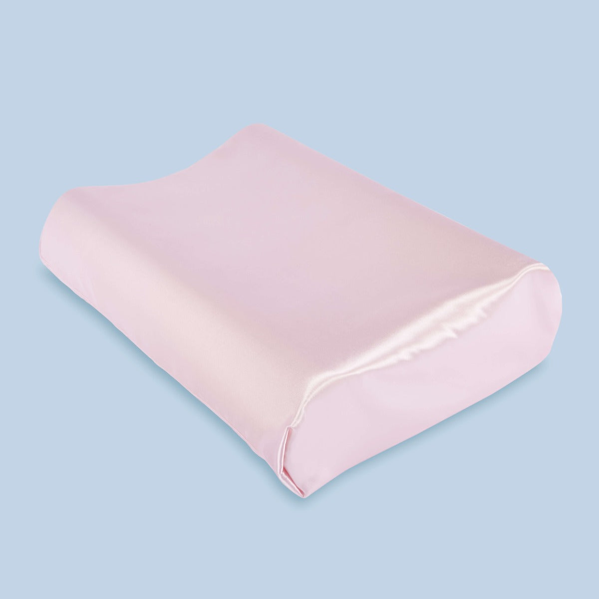 Therapeutic Pillow Satin Beauty Pillow - Contoured Memory Foam
