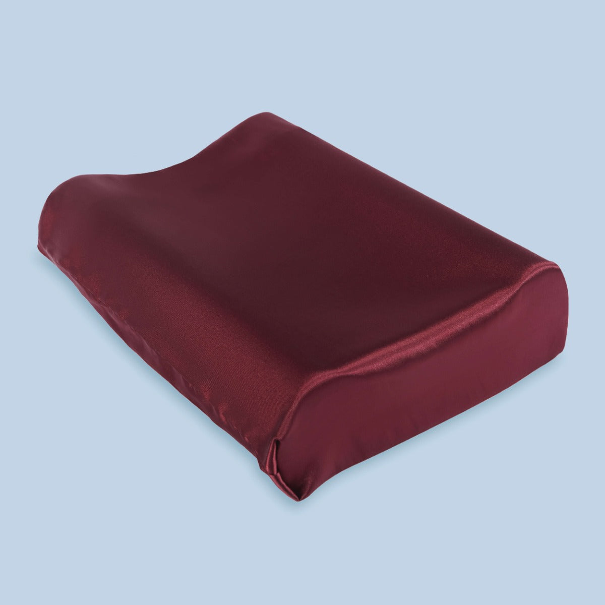Therapeutic Pillow Satin Beauty Pillow - Contoured Memory Foam