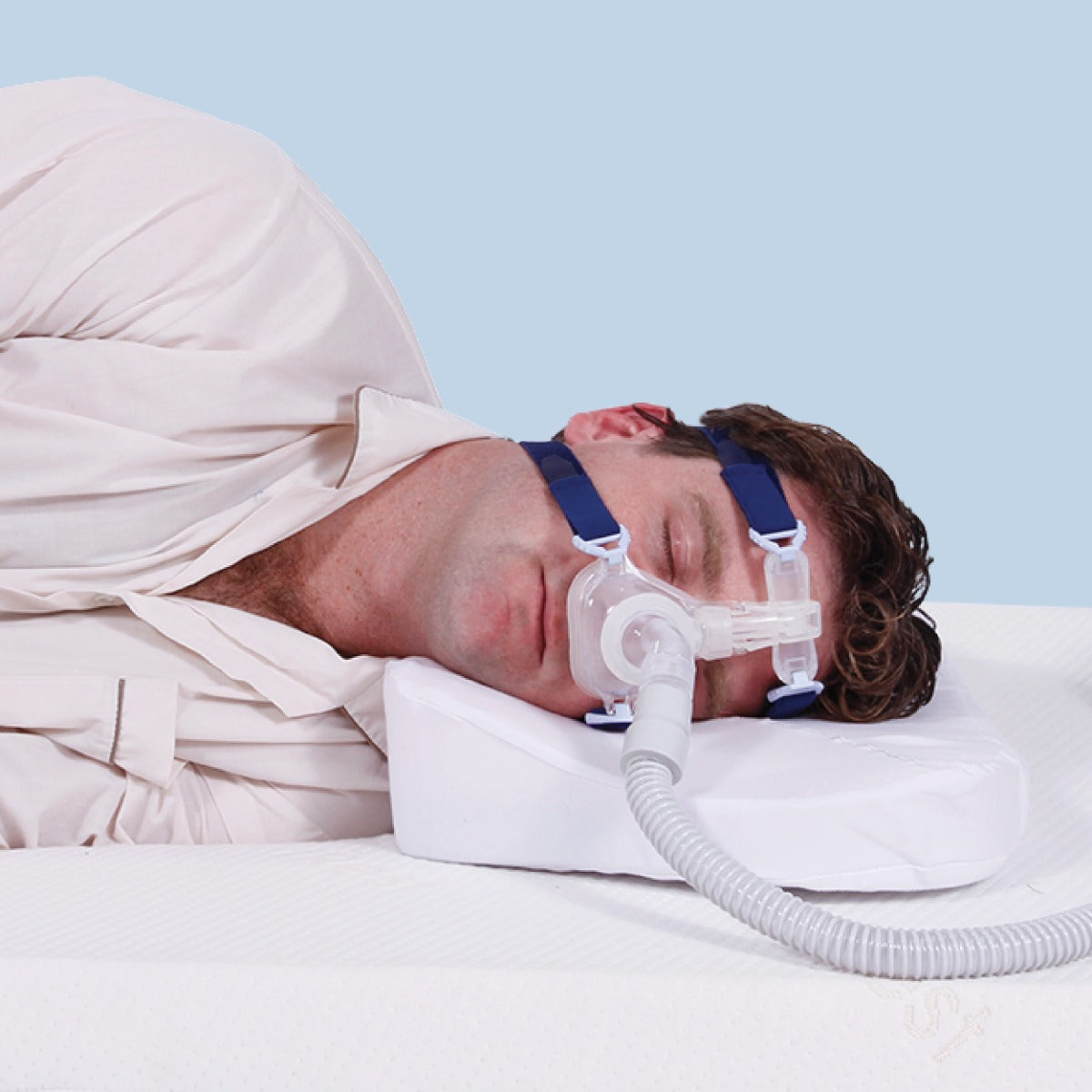 Therapeutic Pillow Easy Breather Sleep Apnea Pillow - Designed for use with CPAP mask