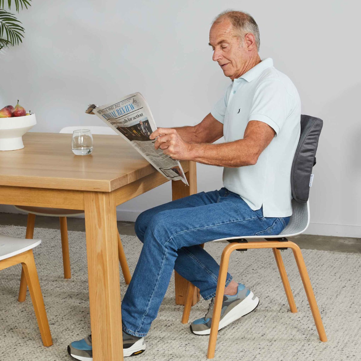 Therapeutic Pillow Back Huggar Chair Cushion - Lumbar & Lower Back Support Seat Cushion