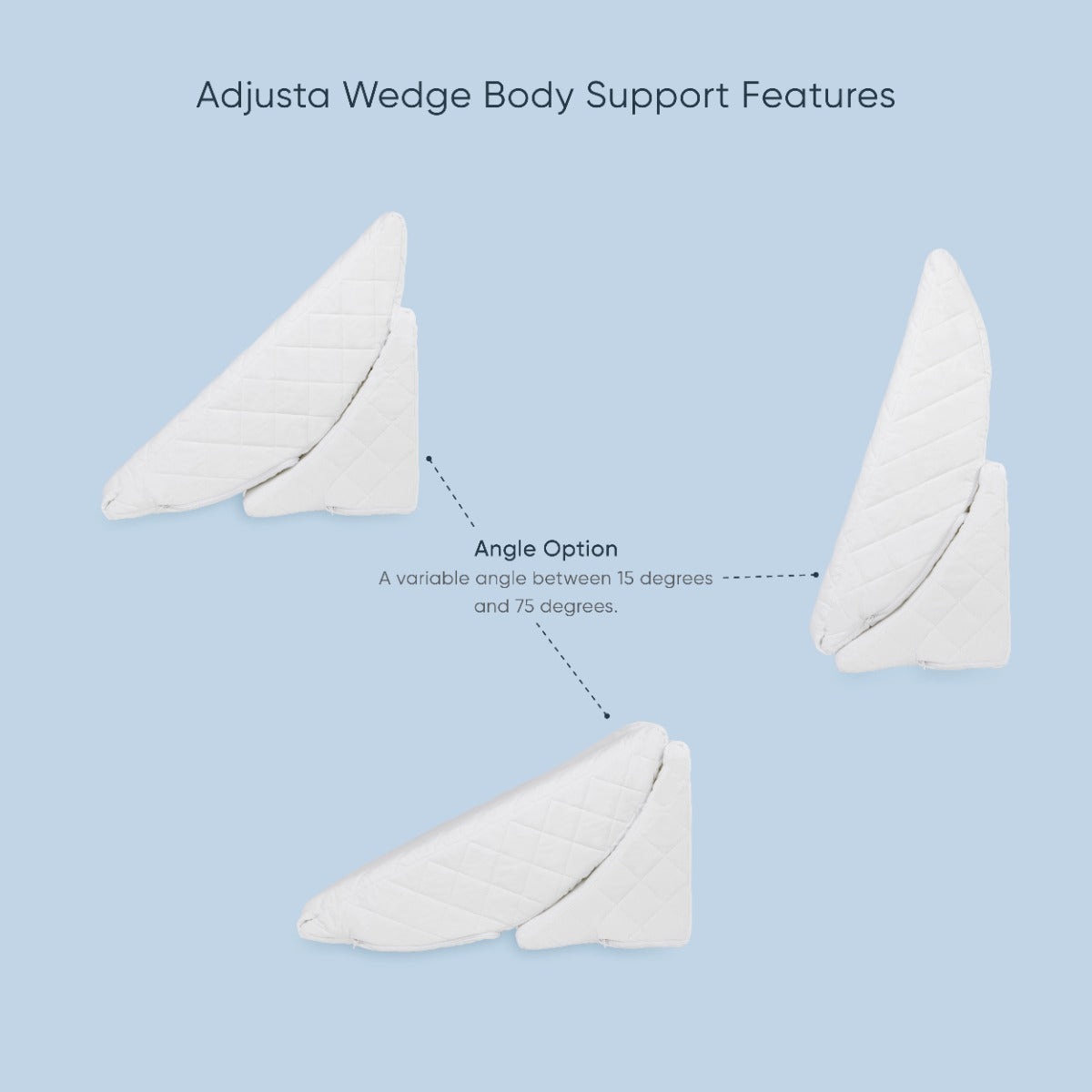 Therapeutic Pillow Adjusta Wedge Body Support