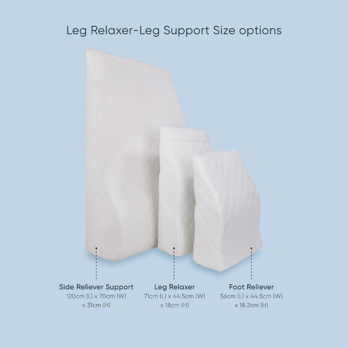 Therapeutic Pillow Leg Relaxer Support - Contoured Leg Support Pillow