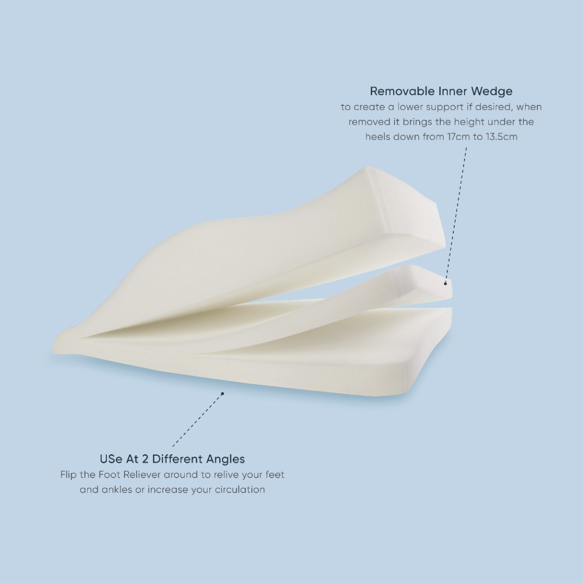 Therapeutic Pillow Foot Reliever Support