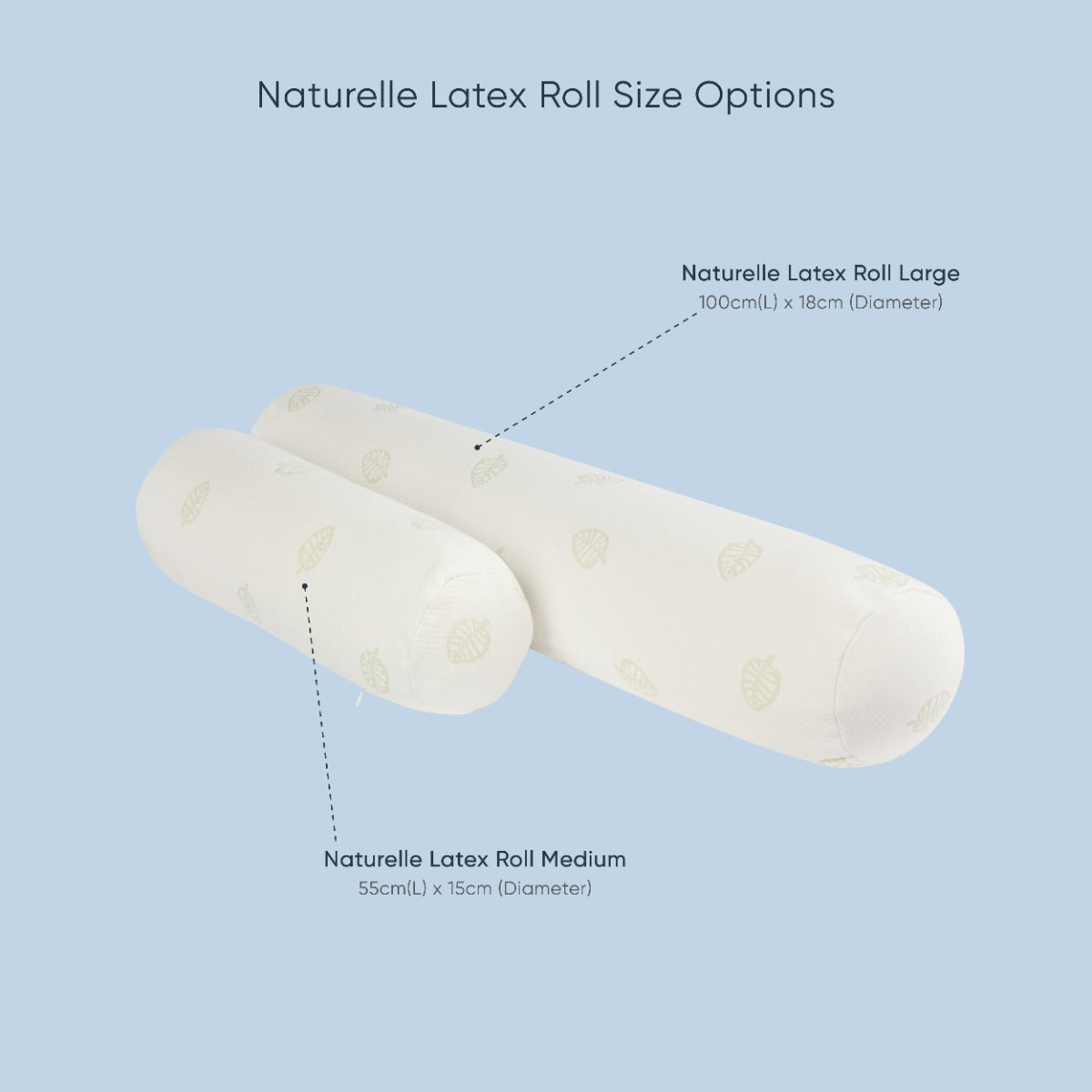 Therapeutic Pillow Naturelle Latex Roll