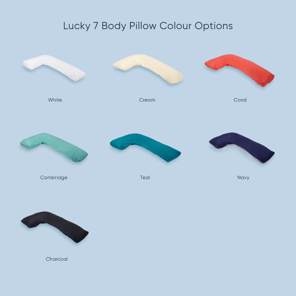Therapeutic Pillow Lucky 7 Body Pillow - Full Support Pregnancy Pillow