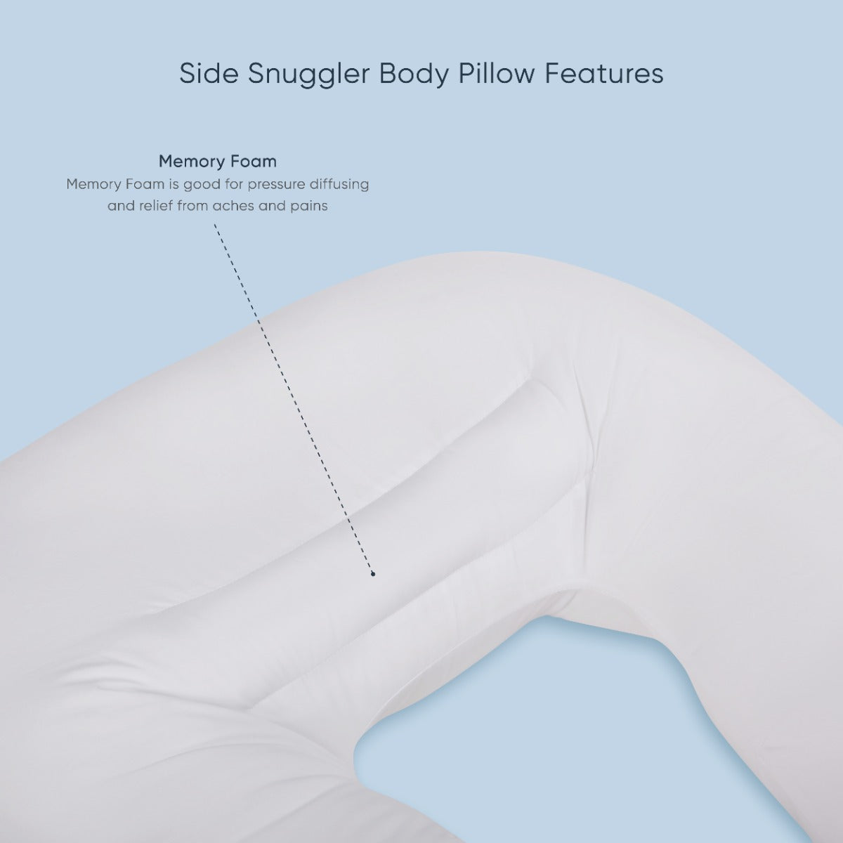Therapeutic Pillow Side Snuggler Pillow