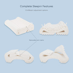 Therapeutic Pillow Complete Sleeprrr Travel Pillow