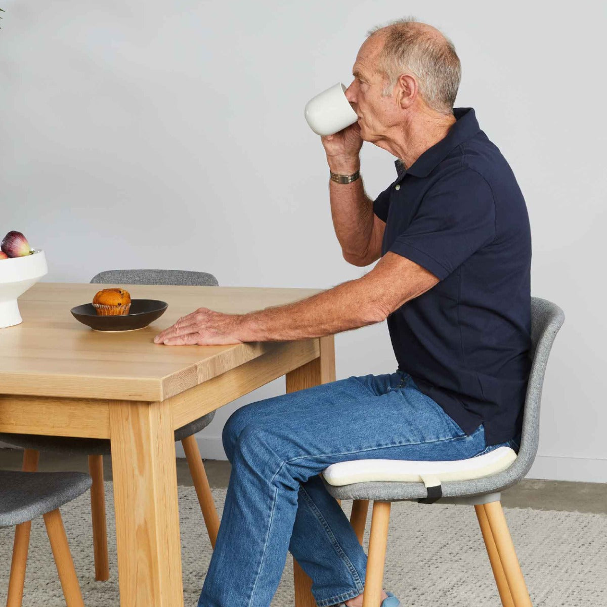 Therapeutic Pillow MemoGel Chair Cushion - Cooling Gel Memory Foam Seat Cushion