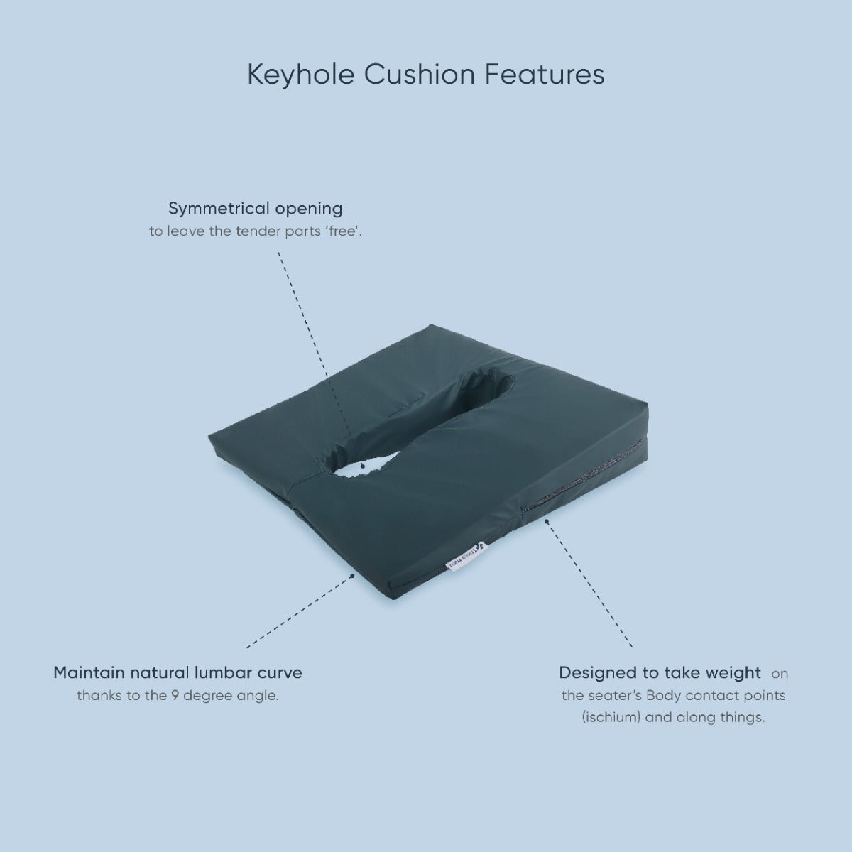 Therapeutic Pillow Keyhole Comfort Cushion