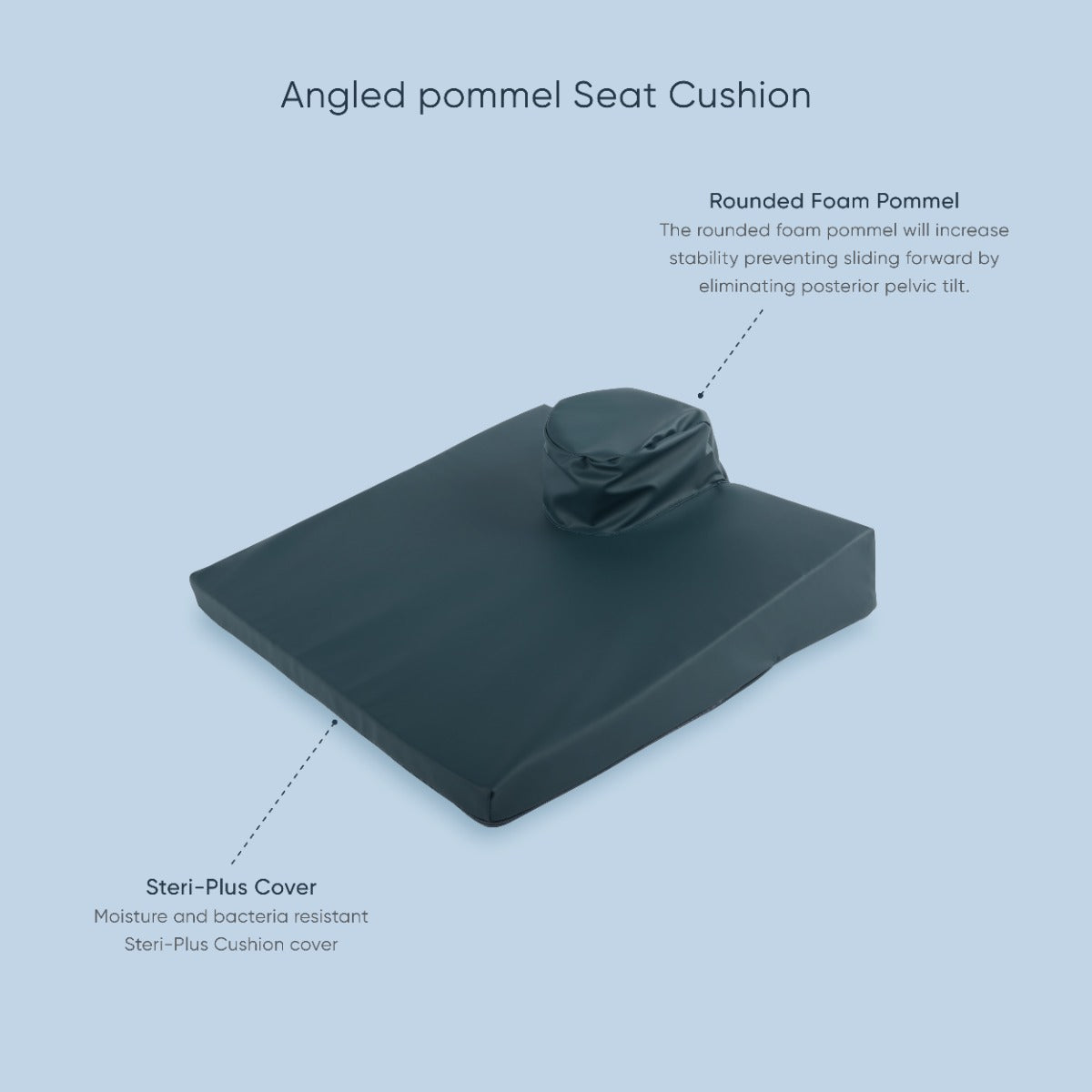 Therapeutic Pillow Angled Pommel Cushion