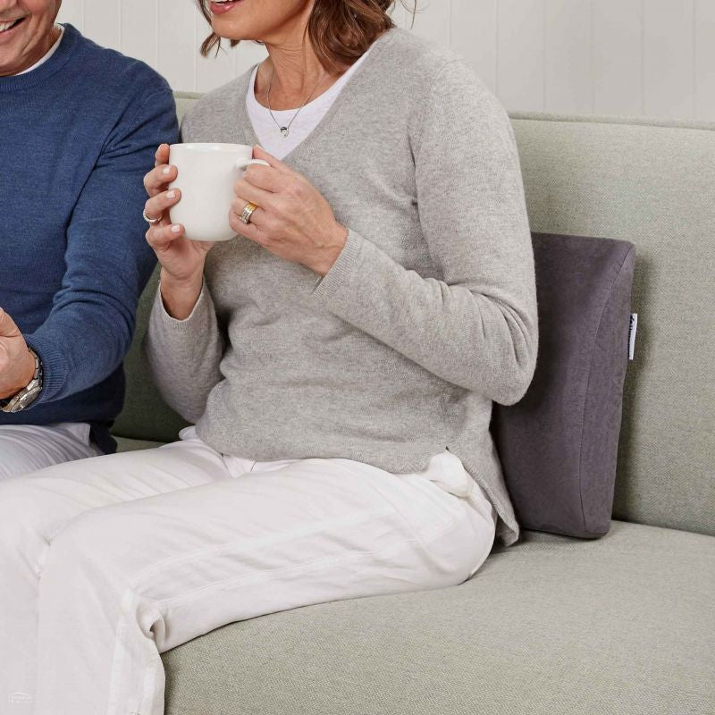 Therapeutic Pillow Back Form Chair Cushion - Lumbar & Lower Back Support Seat Cushion