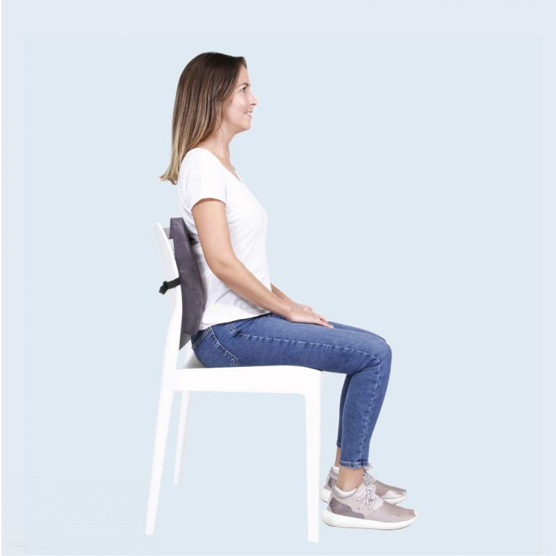 Therapeutic Pillow Back Form Chair Cushion - Lumbar & Lower Back Support Seat Cushion