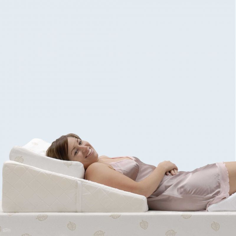 Therapeutic Pillow Contoured Memory Foam Bed Wedge